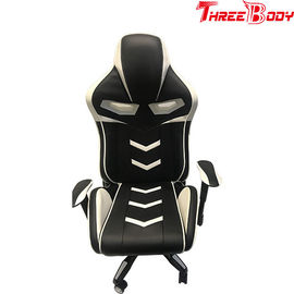 China Commerciële Zwart-witte Gokkenstoel, Lichtgewicht het Rennen Seat Bureaustoel fabriek