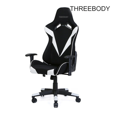 Bucket Seat High Back Gaming Chair With High Strength Nylon Wheels Easy To Clean