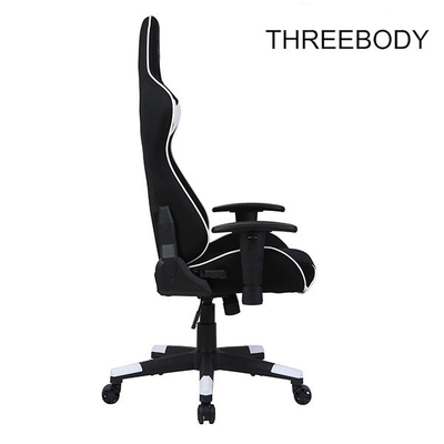 Bucket Seat High Back Gaming Chair With High Strength Nylon Wheels Easy To Clean