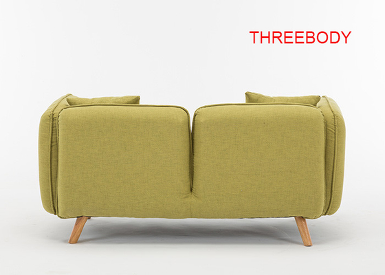 Leisure Modern Bedroom Furniture Fruit Green 3 Seater Fabric Sofa Elegant
