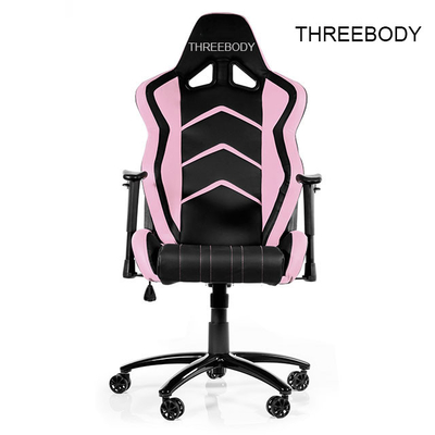 Custom PC Racing Gaming Chair 360 Degree Swivel Rotation Lumbar Support System