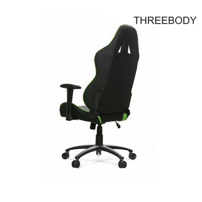 Mobile Green And Black Gaming Chair , PU Leather Racing Seat Desk Chair