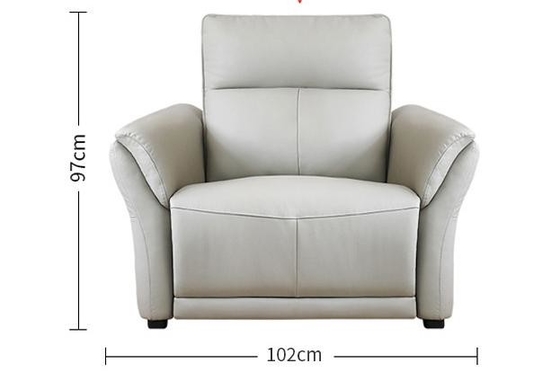 Qiantong Italian Minimalist Smart Light Luxury First-Layer Cowhide Electric Adjustable Living Room Leather Sofa