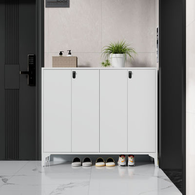 Large-Capacity Steel Shoe Cabinet Locker With Lock Storage For Home Entrance, Home Exterior Door, Elevator Aisle