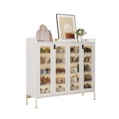 Simple Indoor Multi-Layer multi-Functional Steel Shoe Cabinet For Home Entrance, Home Exterior Door, Elevator Aisle