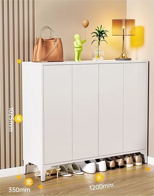 Modern Simple Large Capacity Household Home Entryway Steel Shoe Rackstorage Cabinet
