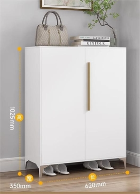 Modern Simple Large Capacity Household Home Entryway Steel Shoe Rackstorage Cabinet