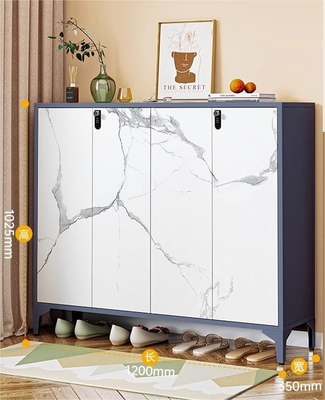 Modern Simple Large Capacity Household Home Entryway Steel Shoe Rackstorage Cabinet